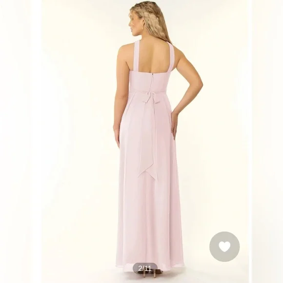 Azazie | Dresses | Azazie Blushing Pink Bridesmaid Dress | Poshmark